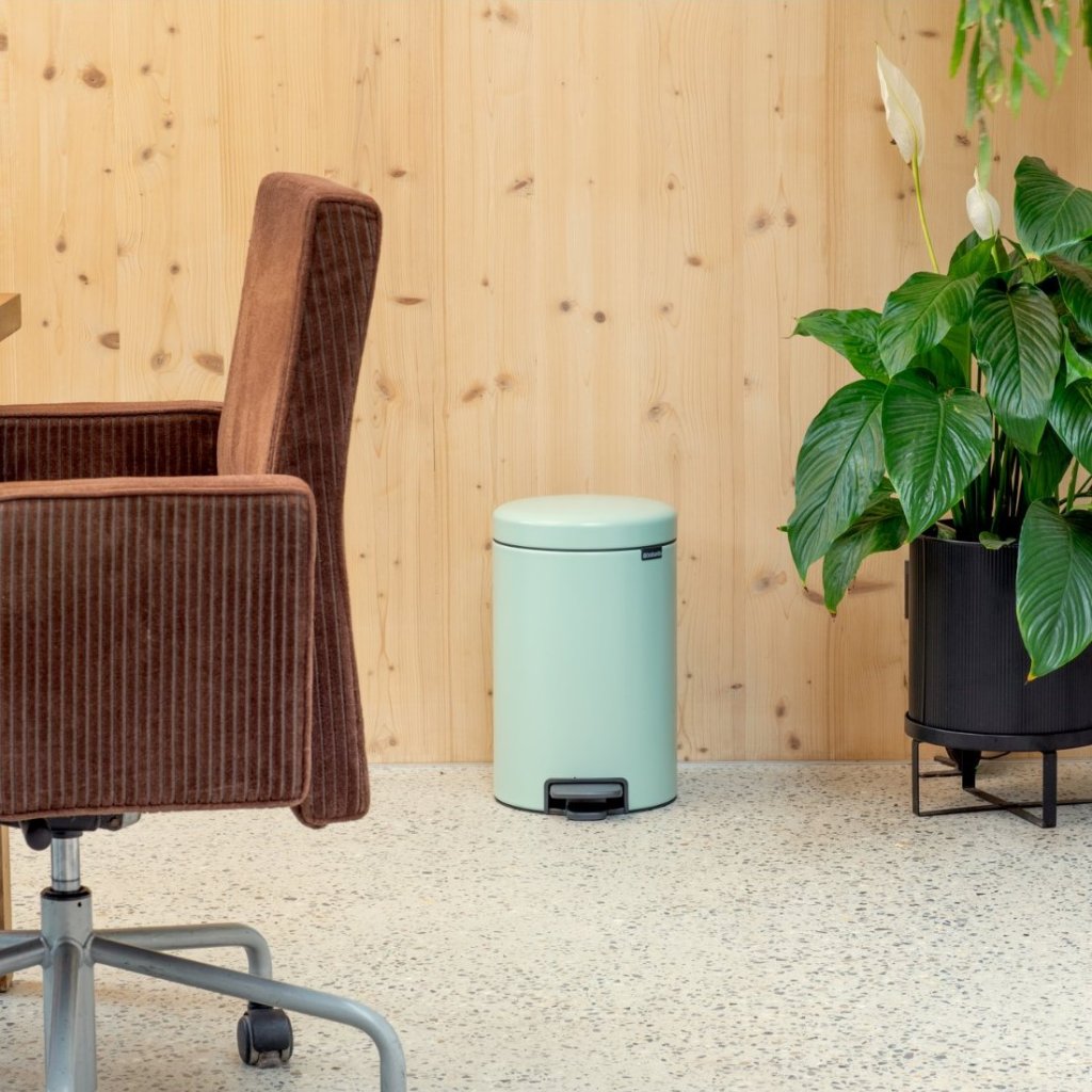 Brabantia Pedalhink NEWICON 12 l, jadegrön, stål