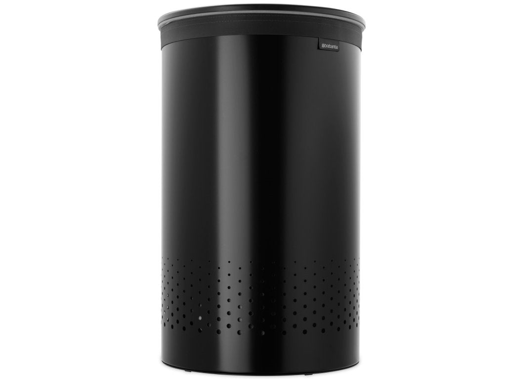 Brabantia Tvättkorg 60 l, matt svart, stål