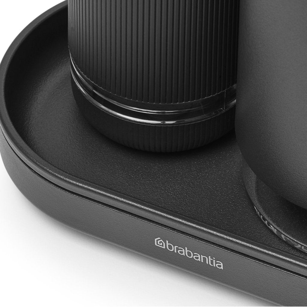 Brabantia Tvålautomater SINKSTYLE 200 ml, set i 2 delar, mineralgrå, stål