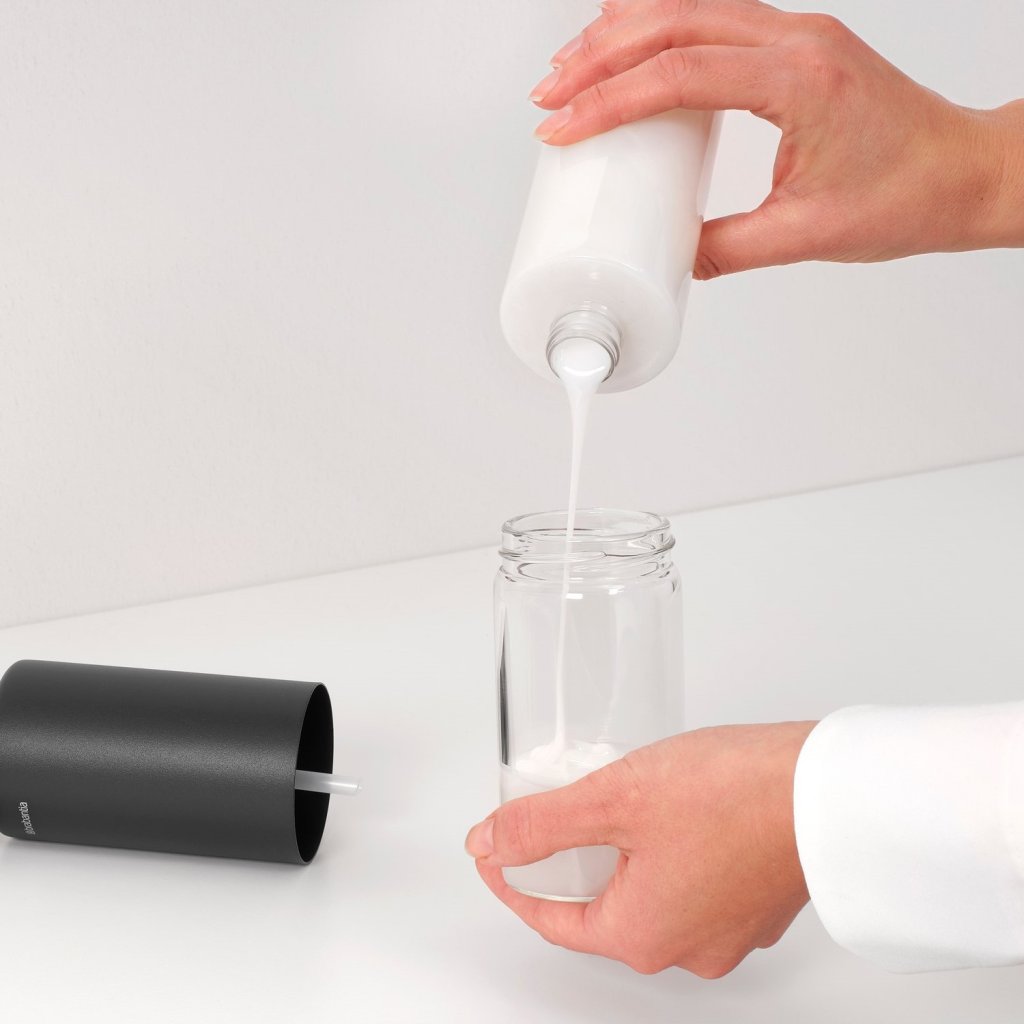 Brabantia Tvålautomater SINKSTYLE 200 ml, set i 2 delar, mineralgrå, stål