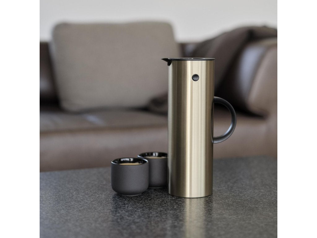 Stelton Vakuumkanna EM77 1 l, mässing, rostfritt stål