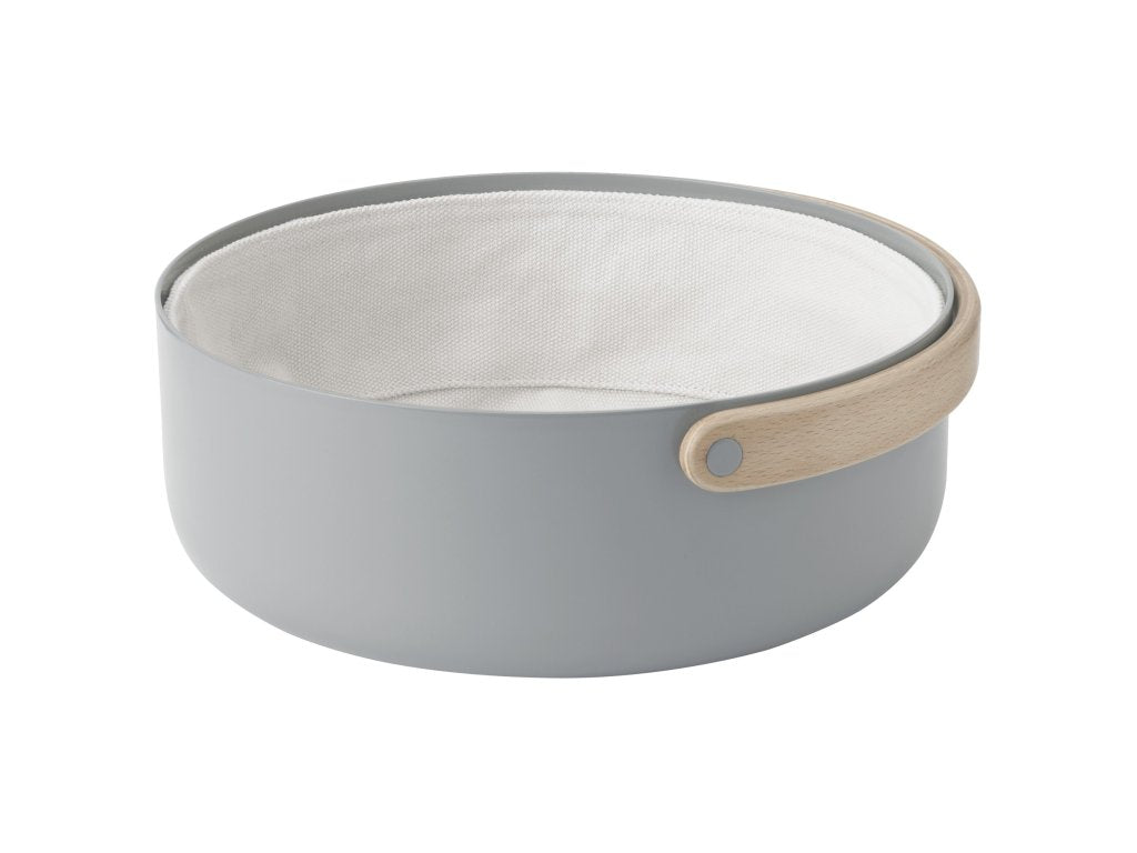 Stelton Brödkorg EMMA 23 cm, grå, aluminium