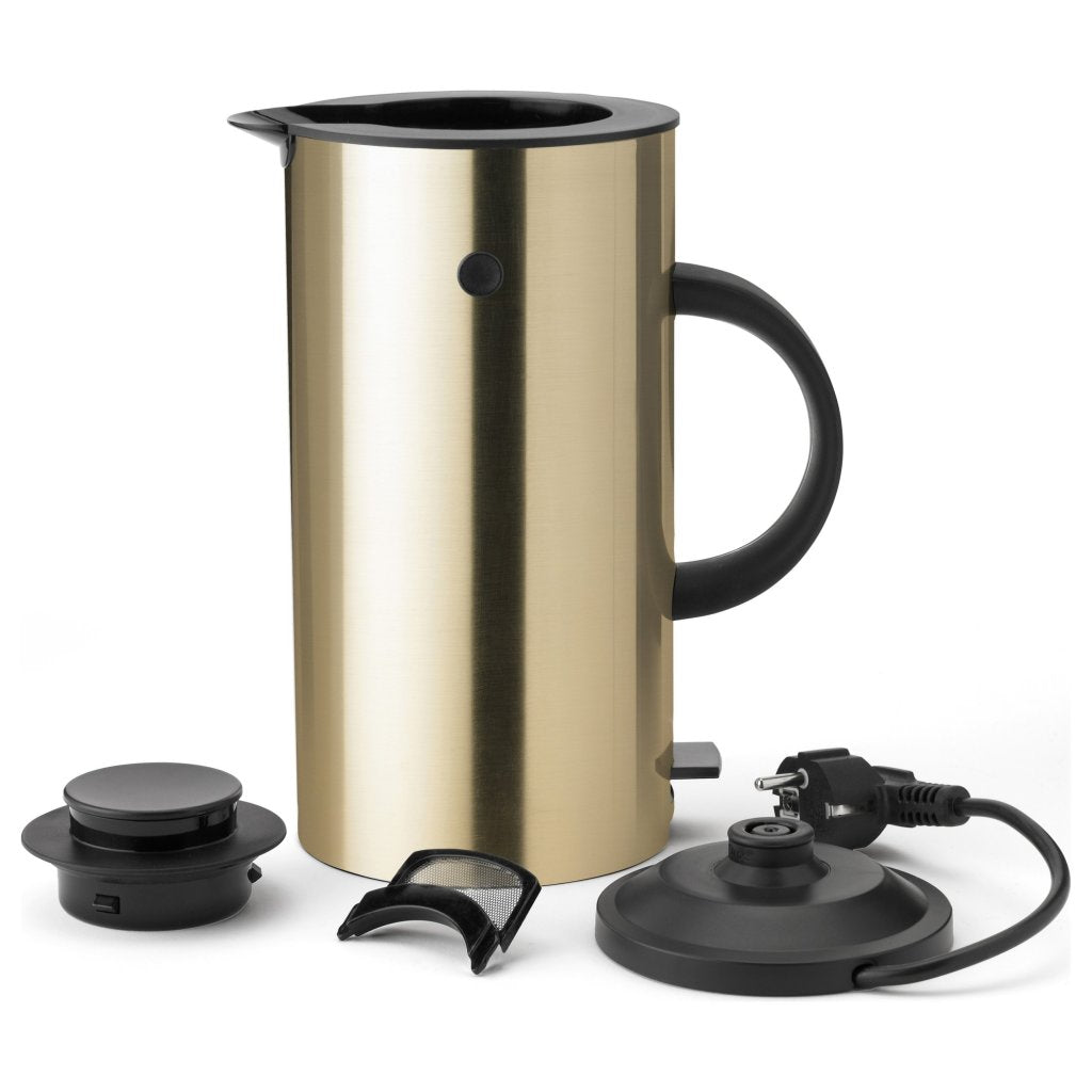 Stelton Elektrisk vattenkokare EM77 1,5 l, mässing, rostfritt stål