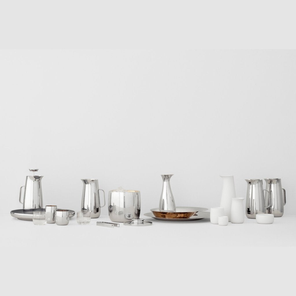 Stelton Dekorativ bricka NORMAN FOSTER 46 cm, silver / guld, rostfritt stål