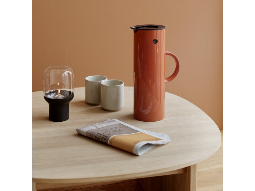 Stelton Oljelampa HOOP 17 cm, svart, rostfritt stål