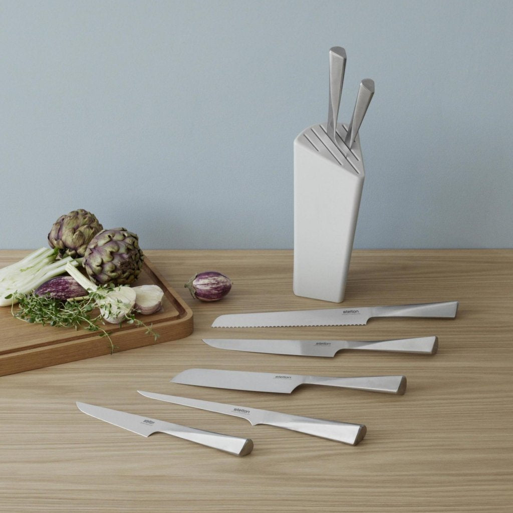 Stelton Brödkniv TRIGONO 25 cm, silver, rostfritt stål