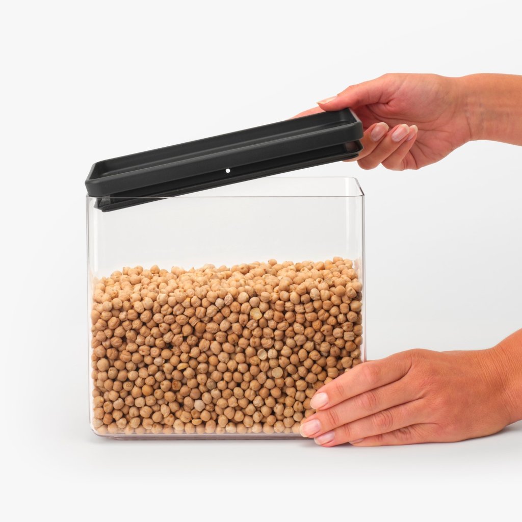 Brabantia Matförvaring TASTY PLUS 3,5 l, mörkgrå, plast