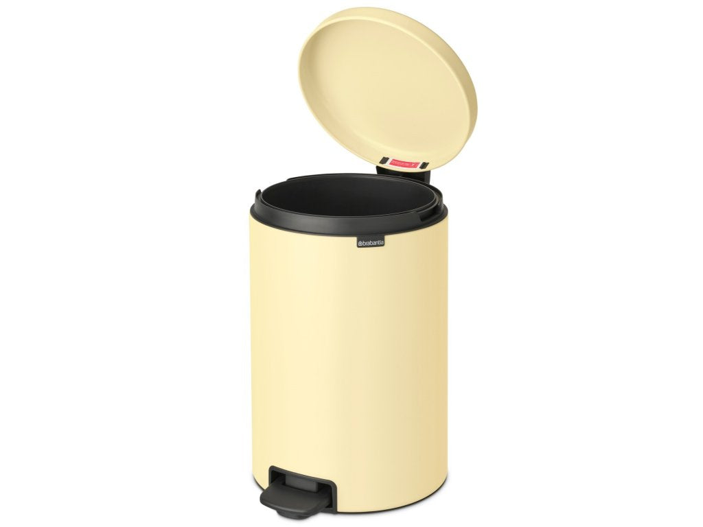 Brabantia Pedalhink NEWICON 20 l, mjuk gul, stål