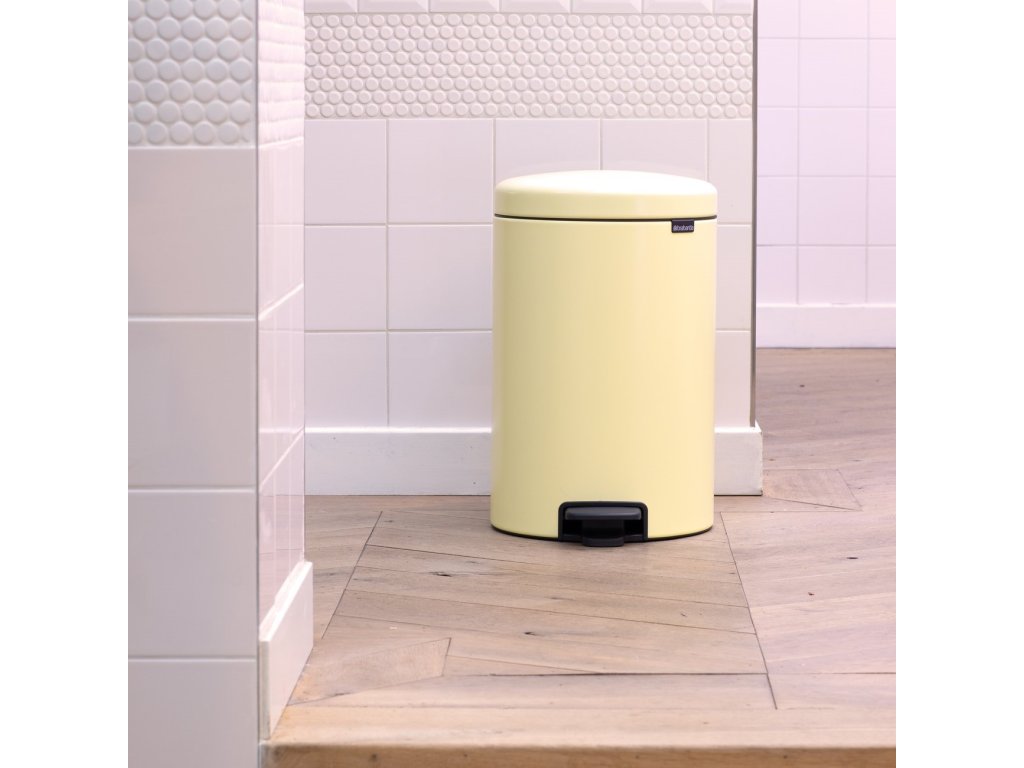 Brabantia Pedalhink NEWICON 20 l, mjuk gul, stål