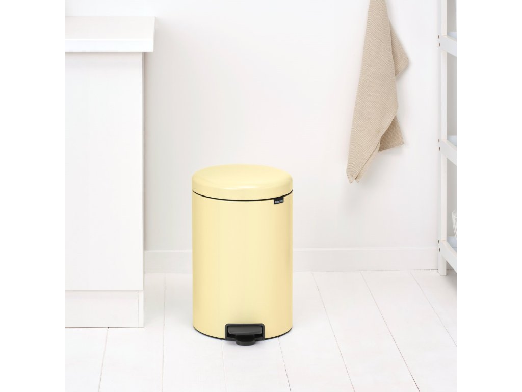 Brabantia Pedalhink NEWICON 20 l, mjuk gul, stål
