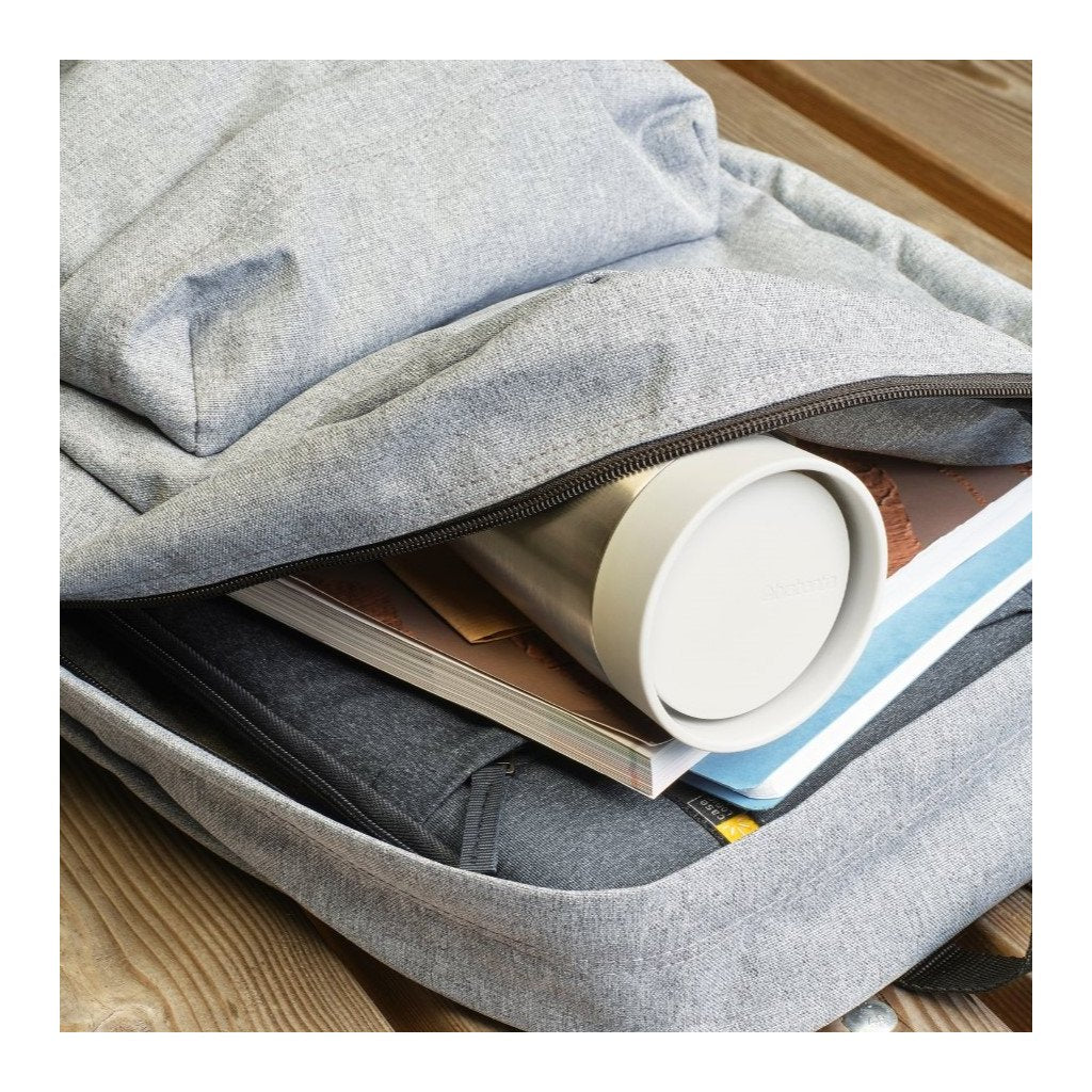 Brabantia Termosmugg MAKE & TAKE 200 ml, ljusgrå, stål