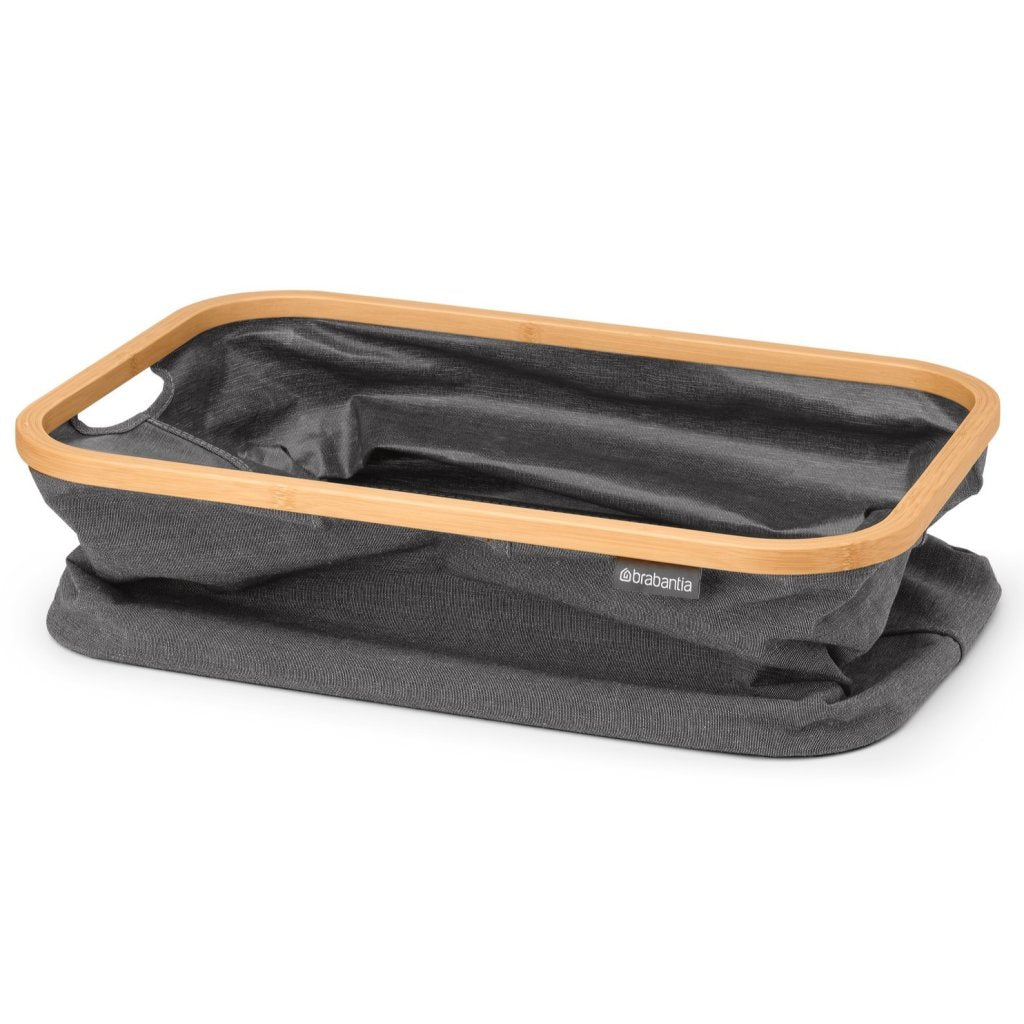 Brabantia Tvättkorg 40 l, pepparsvart, tyg