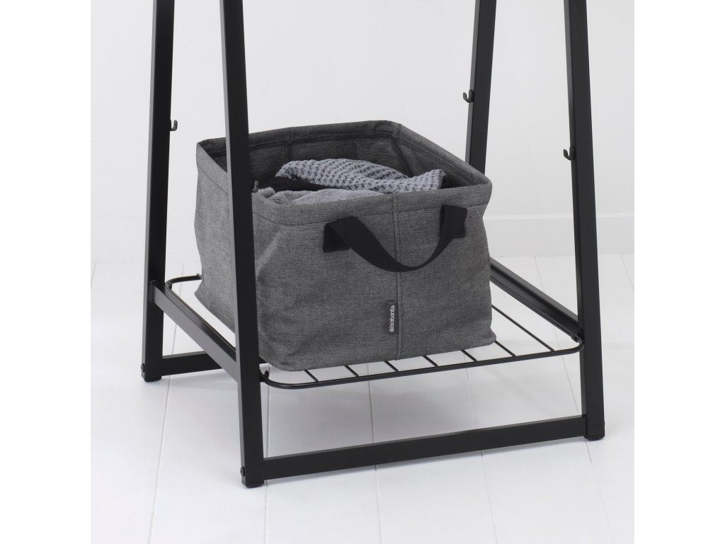 Brabantia Tvättkorg 35 l, pepparsvart, tyg