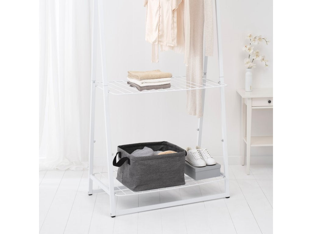 Brabantia Tvättkorg 35 l, pepparsvart, tyg