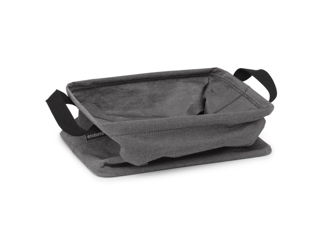 Brabantia Tvättkorg 35 l, pepparsvart, tyg