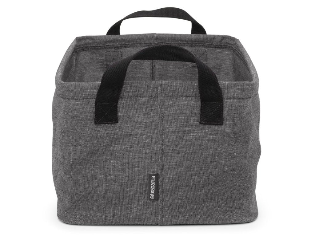 Brabantia Tvättkorg 35 l, pepparsvart, tyg