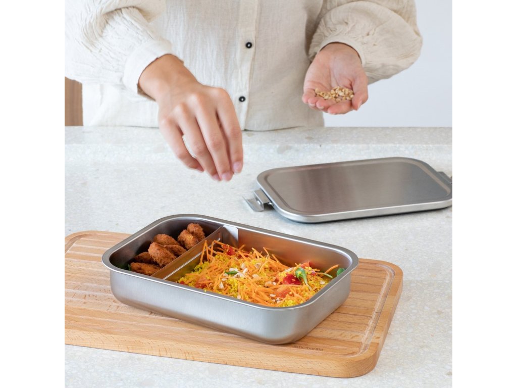 Brabantia Matlåda MAKE & TAKE 2 l, silver, rostfritt stål