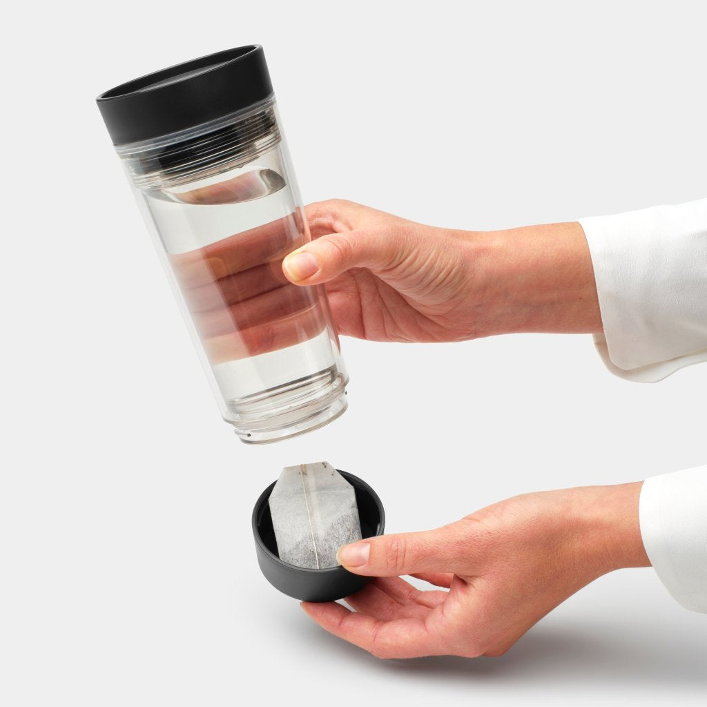 Brabantia Resemugg MAKE & TAKE 360 ml, mörkgrå, plast