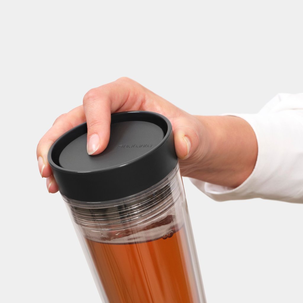 Brabantia Resemugg MAKE & TAKE 360 ml, mörkgrå, plast