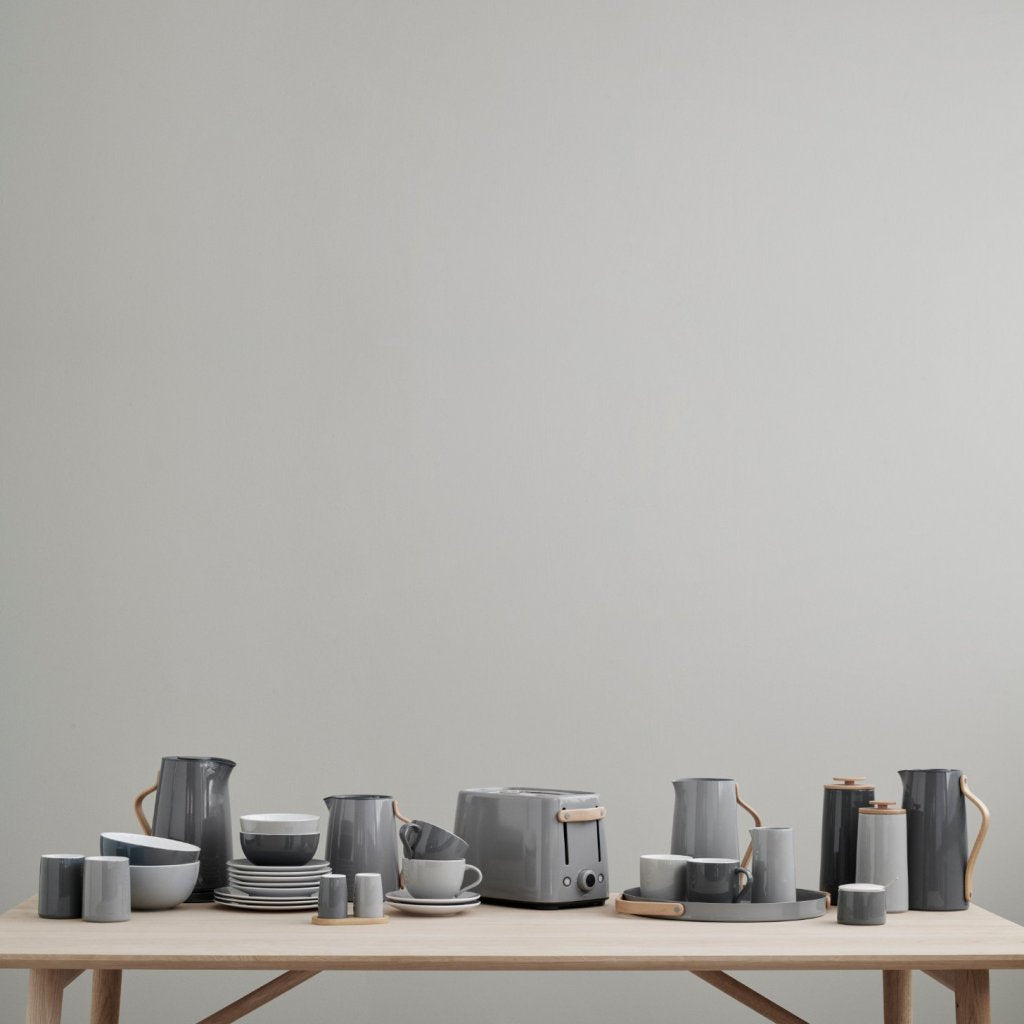 Stelton Middagstallrik EMMA 22 cm, set i 2 delar, blå, stengods