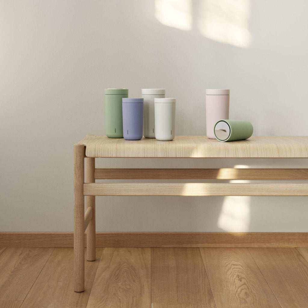 Stelton Resemugg TO GO CLICK 400 ml, mjuk gul
