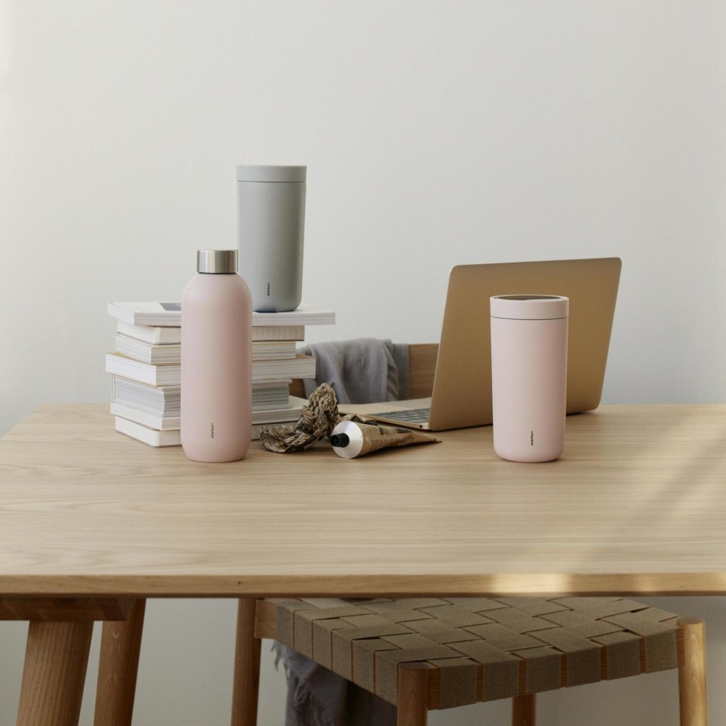 Stelton Termosflaska CARRIE 500 ml, ljusgrå, rostfritt stål