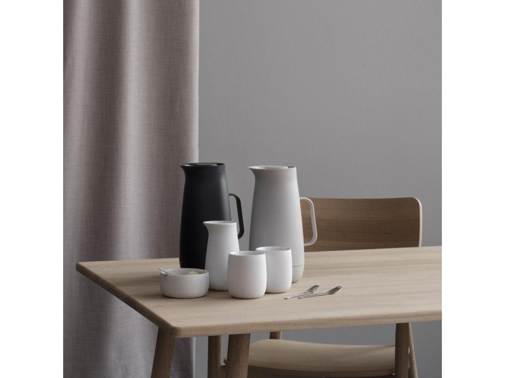 Stelton Vakuumkanna NORMAN FOSTER 1 l, ljusgrå, plast