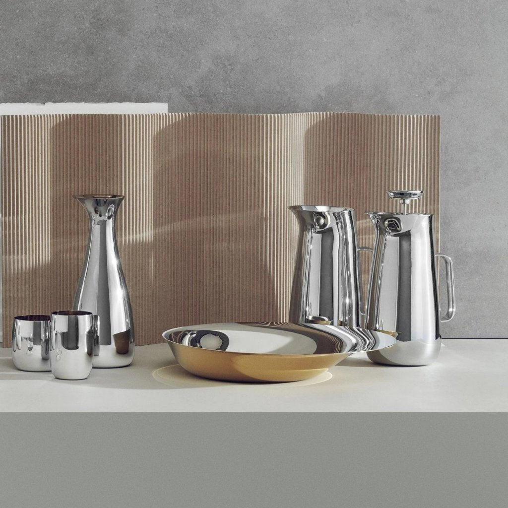 Stelton Fransk tepressbryggare NORMAN FOSTER 1 l, silver, rostfritt stål