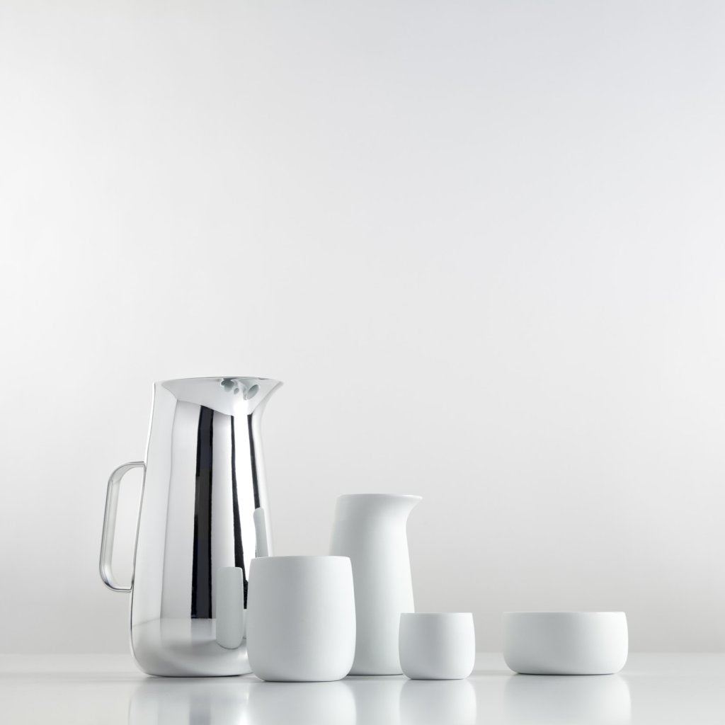 Stelton Sockerskål NORMAN FOSTER 200 ml, vit, porslin