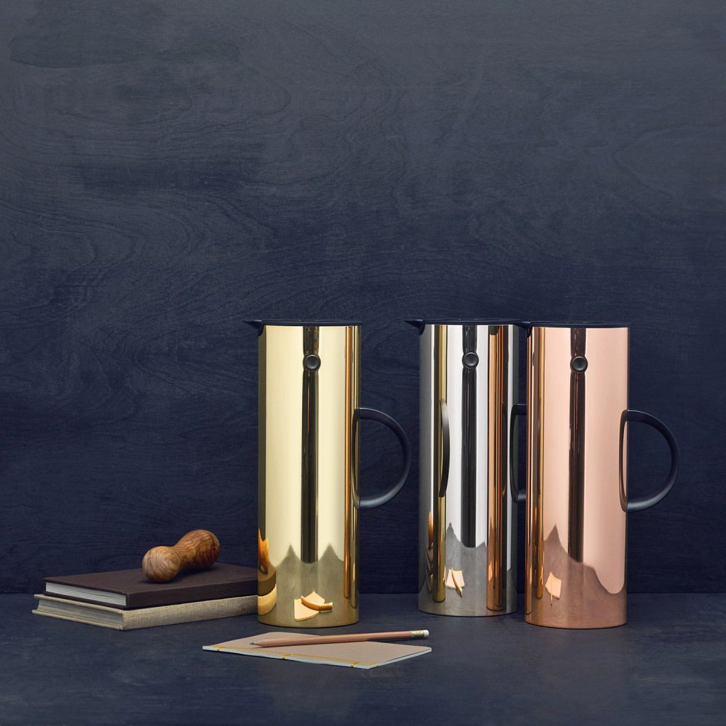Stelton Vakuumkanna EM77 1 l, silver, rostfritt stål
