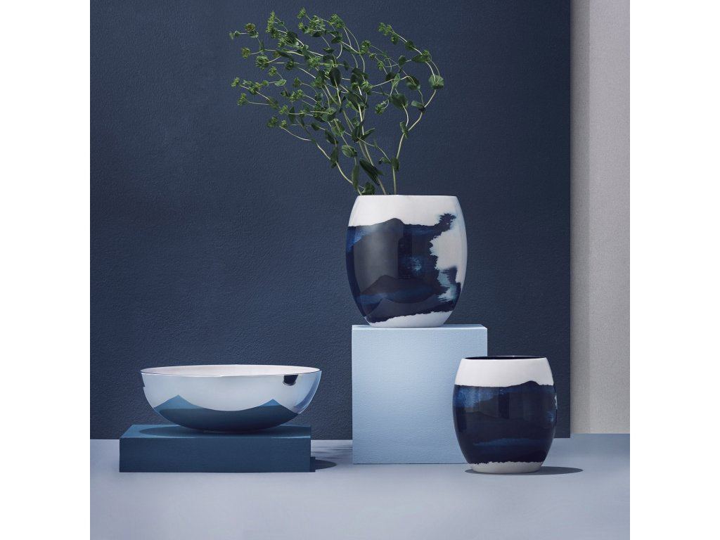 Stelton Vas STOCKHOLM AQUATIC 21 cm, blå, aluminium