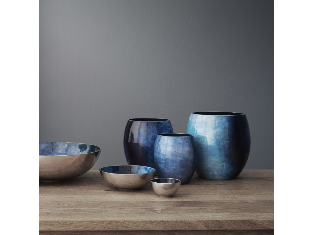 Stelton Vas STOCKHOLM HORIZON 16 cm, blå, aluminium