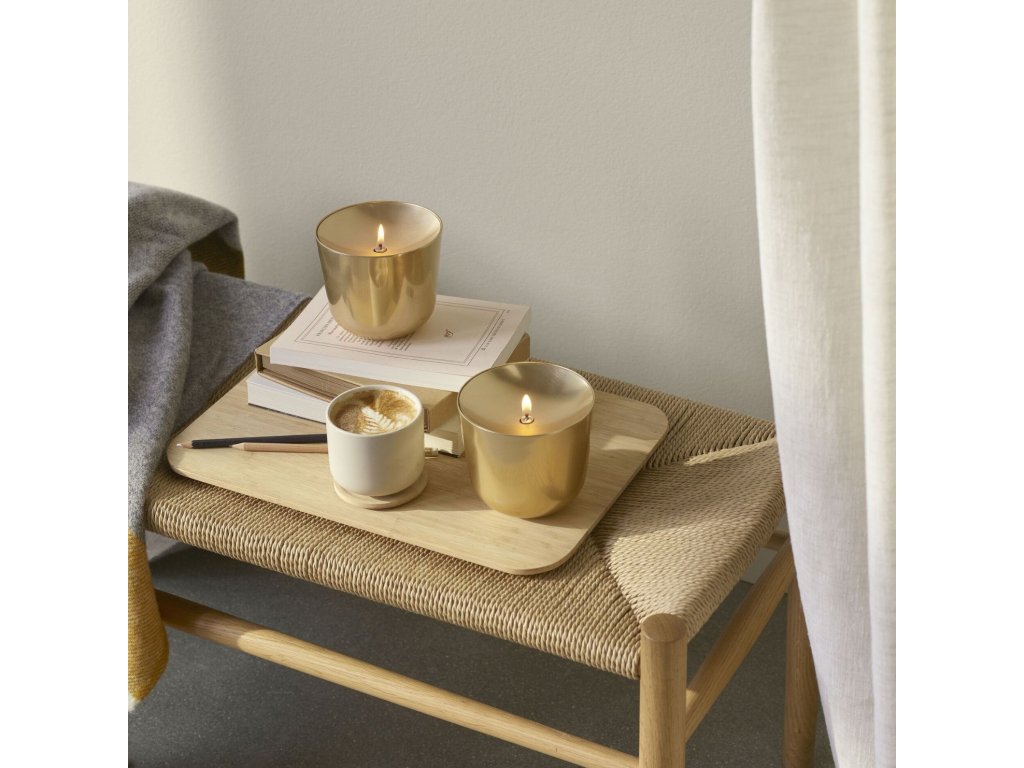 Stelton Oljelampa SOLIS 11 cm, mässing, aluminium