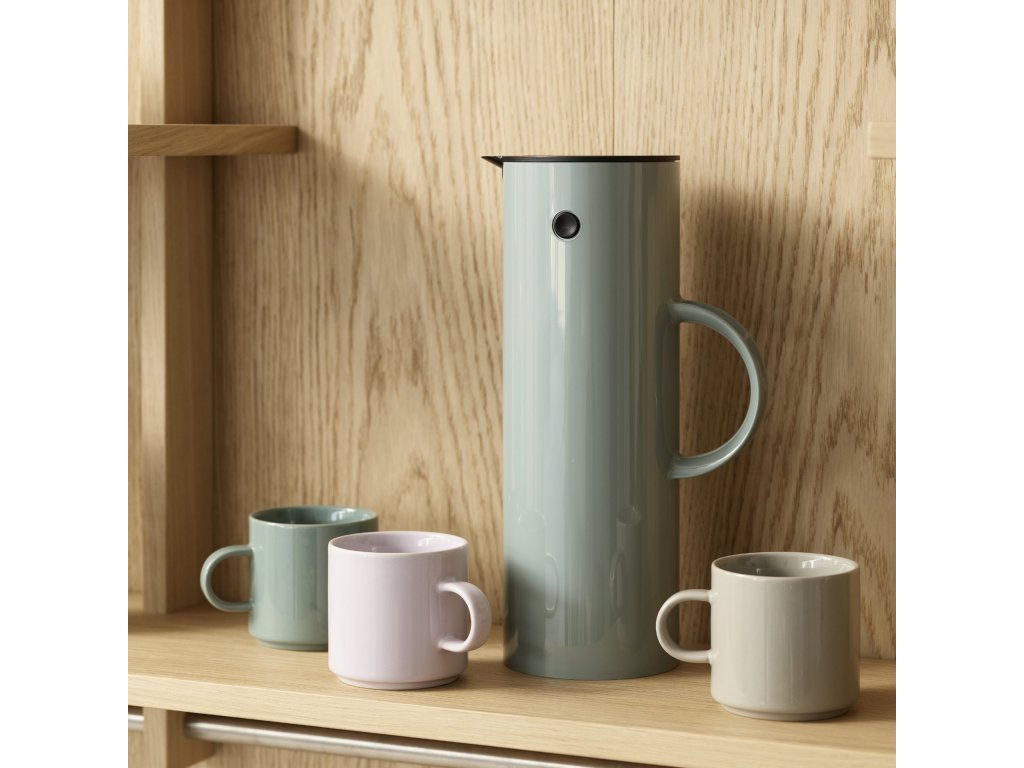 Stelton Kaffekopp 200 ml, set i 2 delar, lavendel, stengods