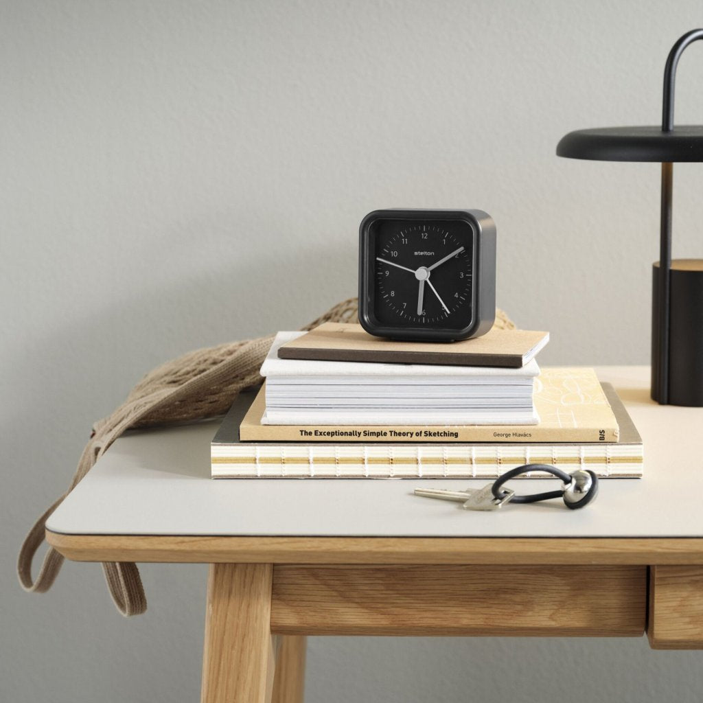 Stelton Alarmklocka OKIRU 8 cm, svart, plast