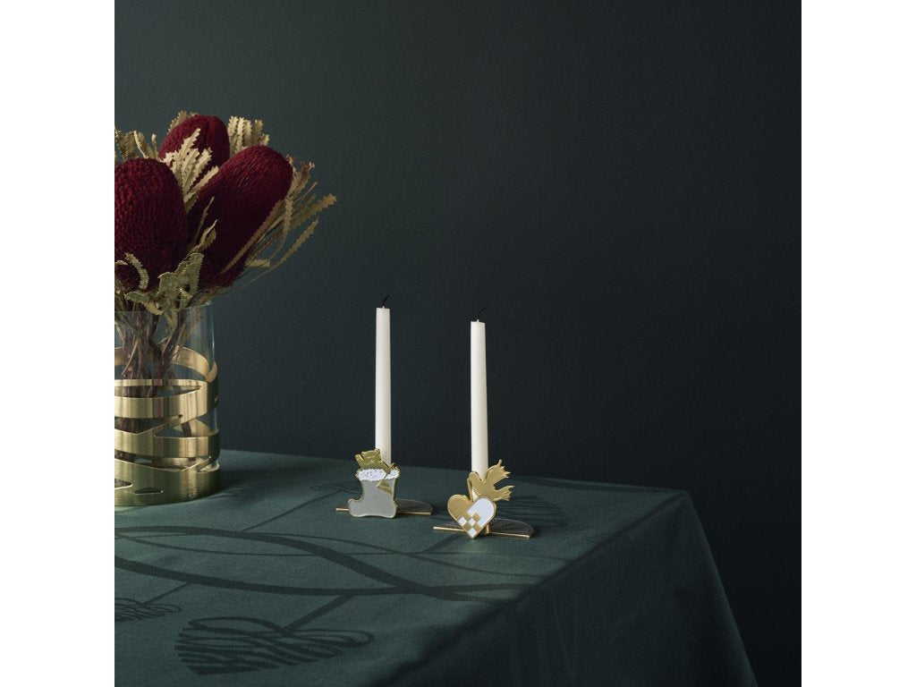 Stelton Ljusstake WHILE WAITING 10503 6 cm, mässing, rostfritt stål