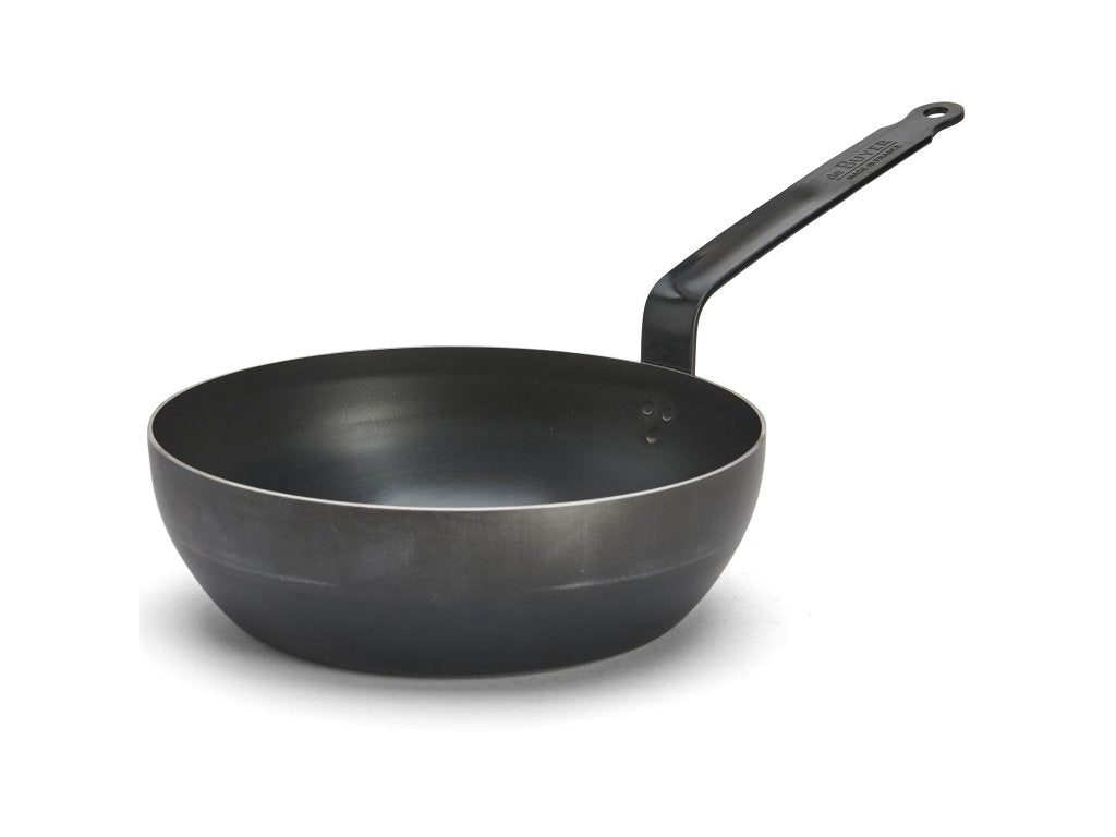 de Buyer Sautepanna BLUE CARBON 24 cm, blå stål