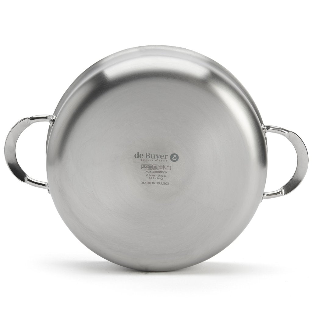 de Buyer Caserole gryta ALCHIMY 24 cm, silver, rostfritt stål