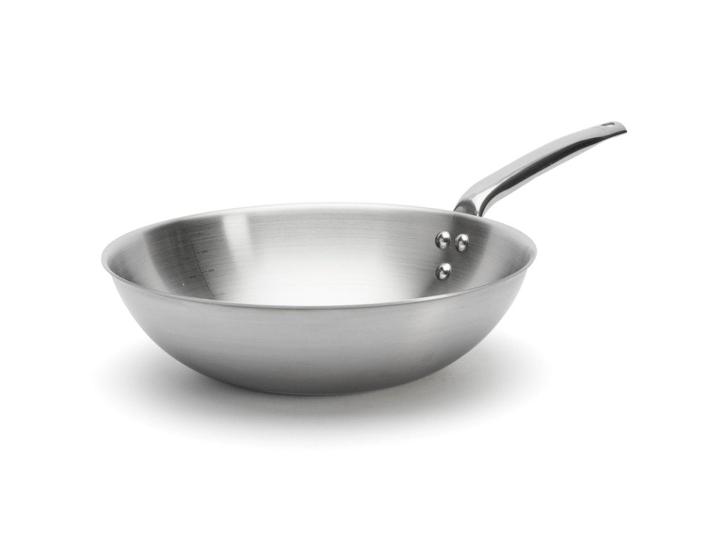 de Buyer Wok ALCHIMY 28 cm, silver, rostfritt stål