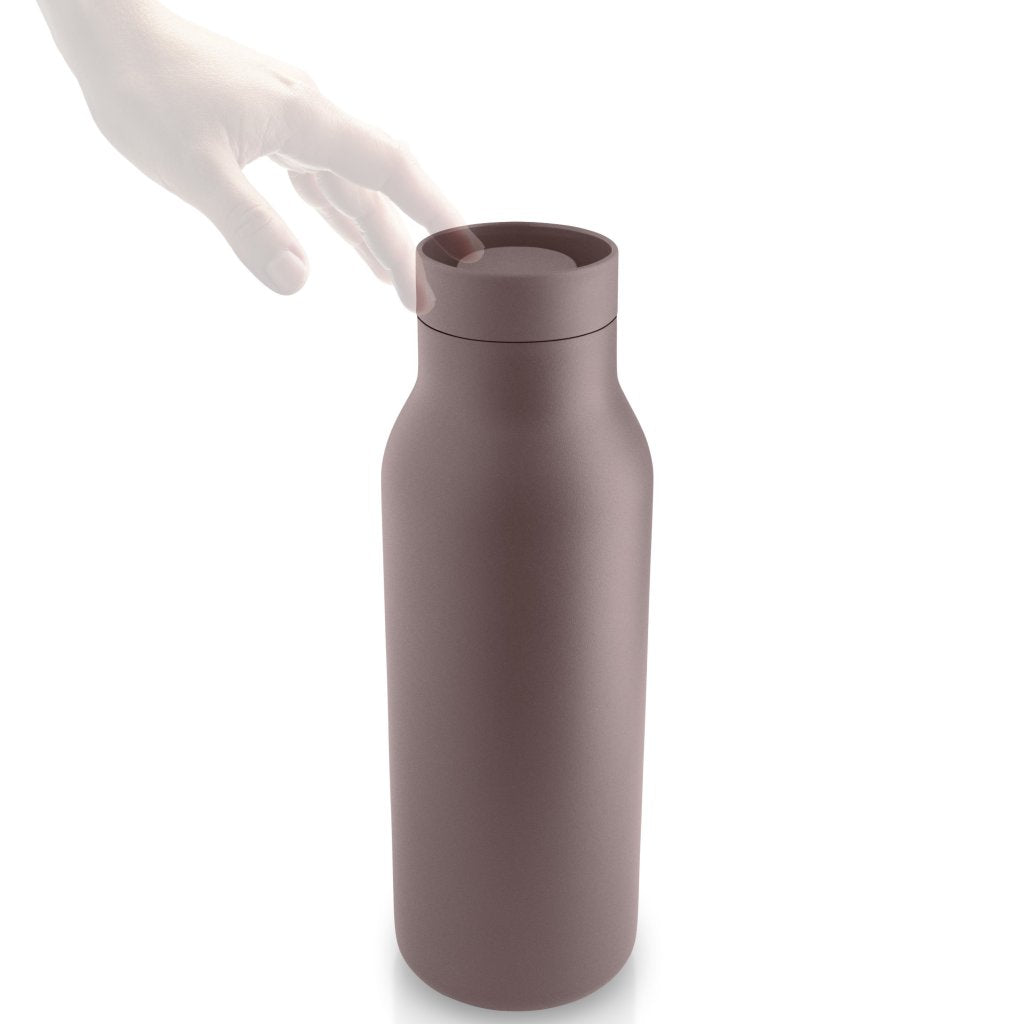Eva Solo Termosflaska URBAN 500 ml, årgång brun, rostfritt stål