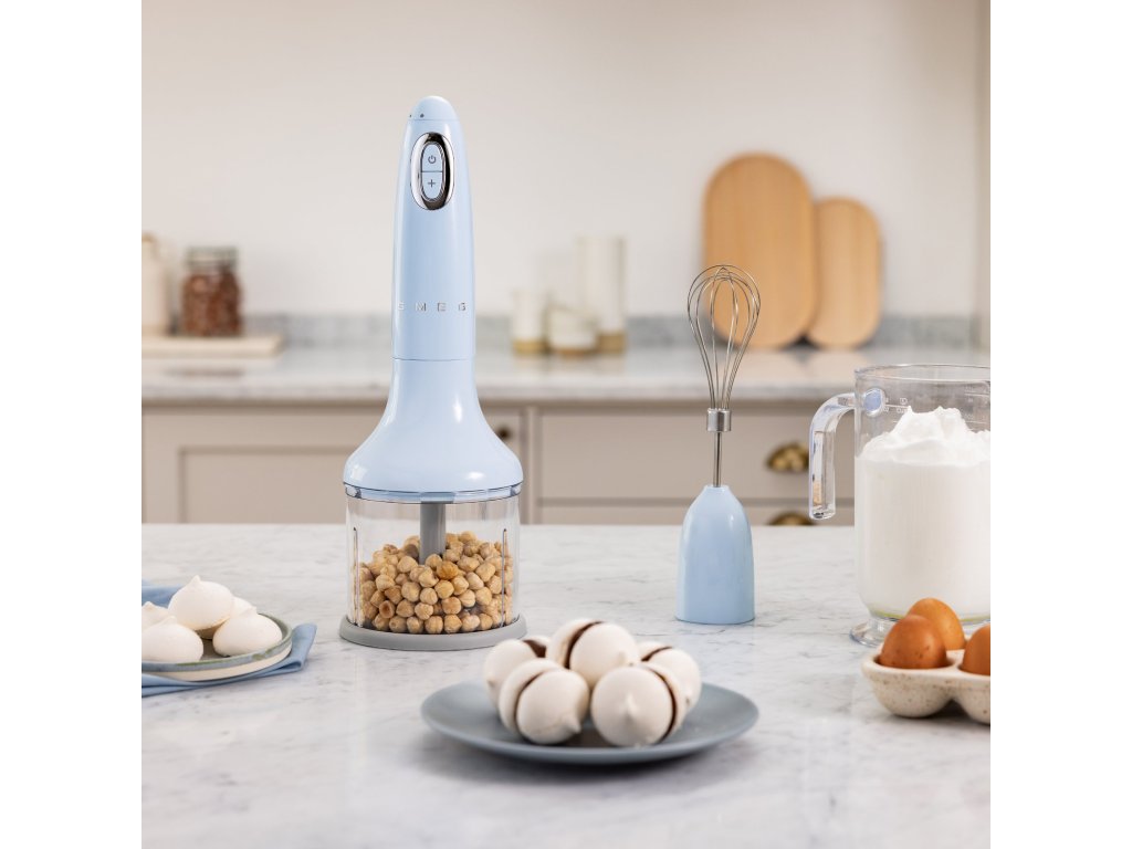 Smeg Handblandare HBF03 700W, med tillbehör, pastell blå