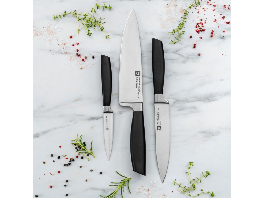 ZWILLING Knivset ALL * STAR, set i 2 delar, svart logotyp, Zwilling