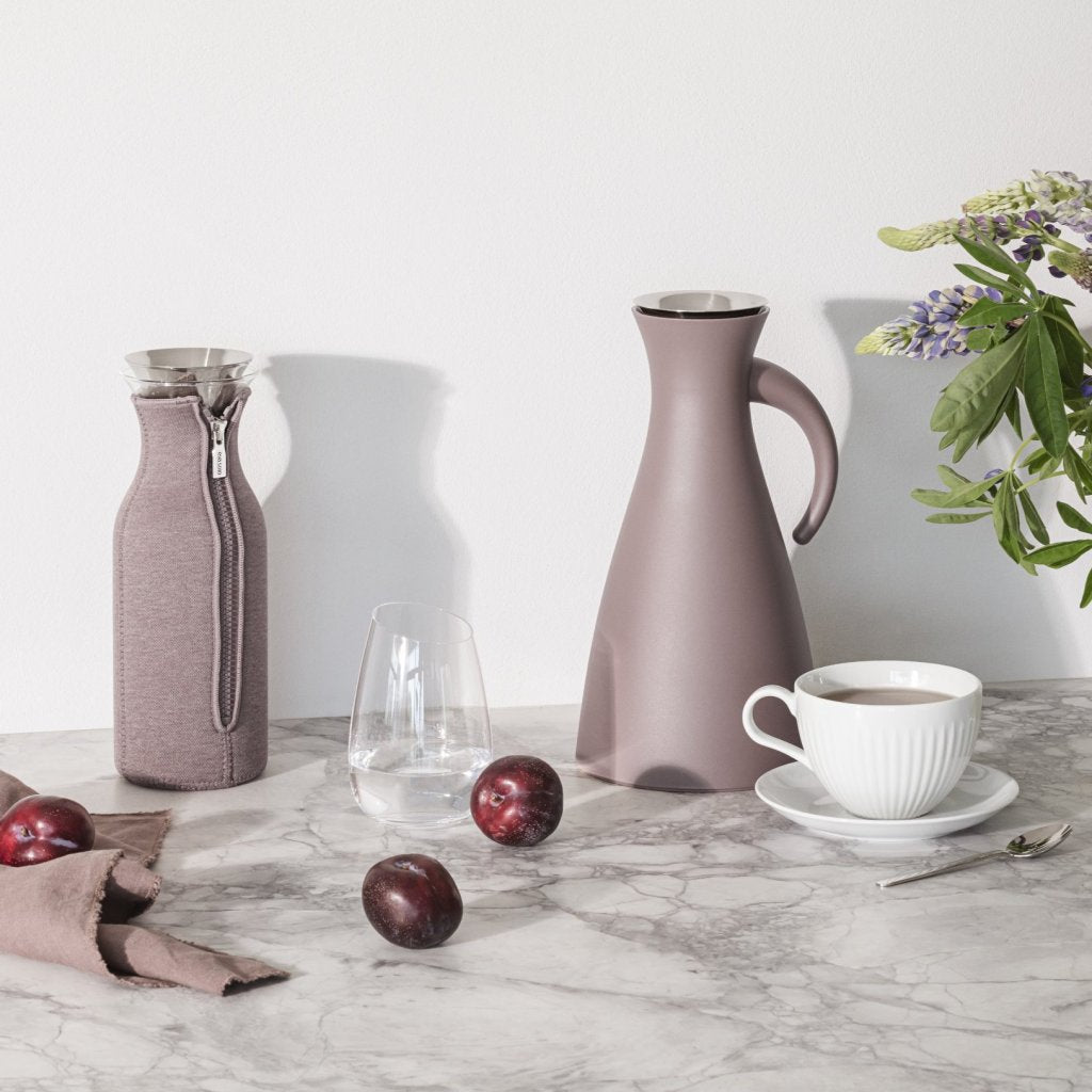 Eva Solo Vattenkaraff 1 l, årgång brun, glas1