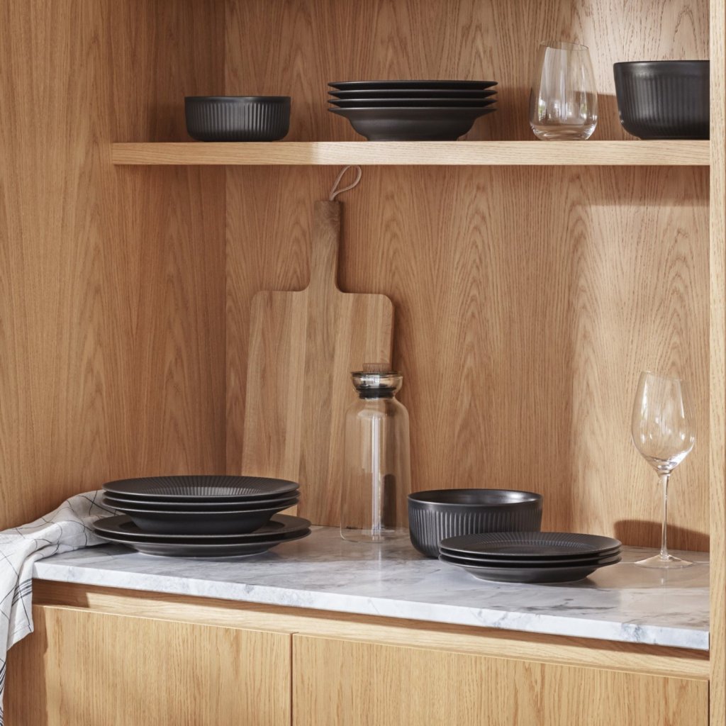 Eva Solo Middagstallrik LEGIO NOVA 25 cm, svart, stengods