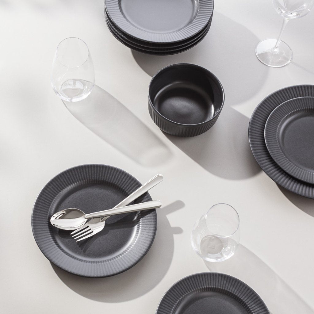 Eva Solo Frukosttallrik LEGIO NOVA 22 cm, svart, stengods
