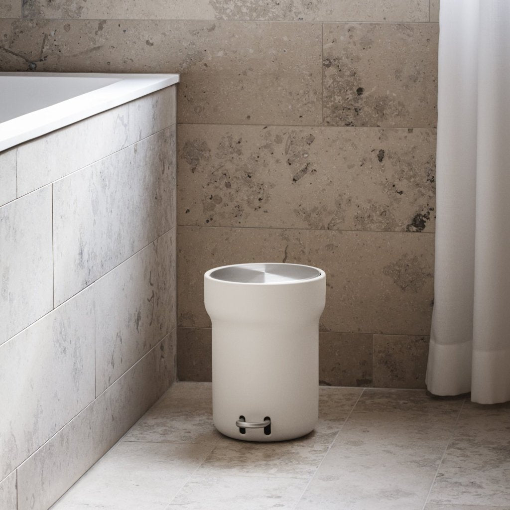 Eva Solo Badrumssoptunna CITADEL 5 l, sand, plast / rostfritt stål