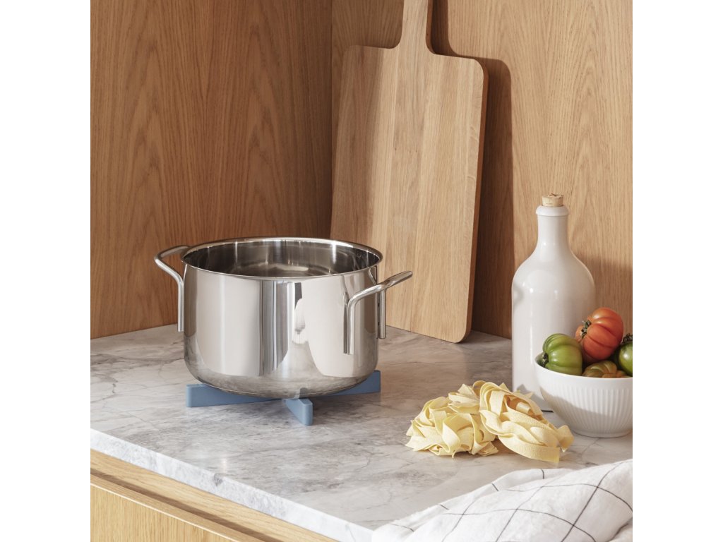 Eva Solo Underläggsplatta FLEX 21 cm, dammig blå, silikon