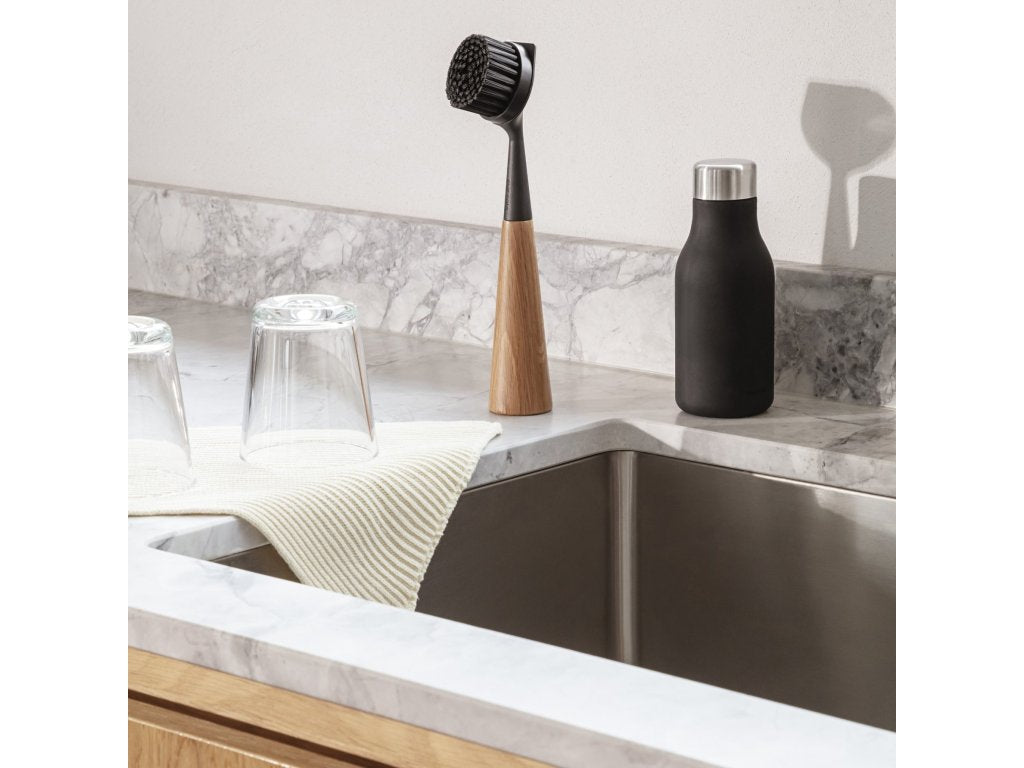 Eva Solo Diskborste 23 cm, svart, nylon / trä