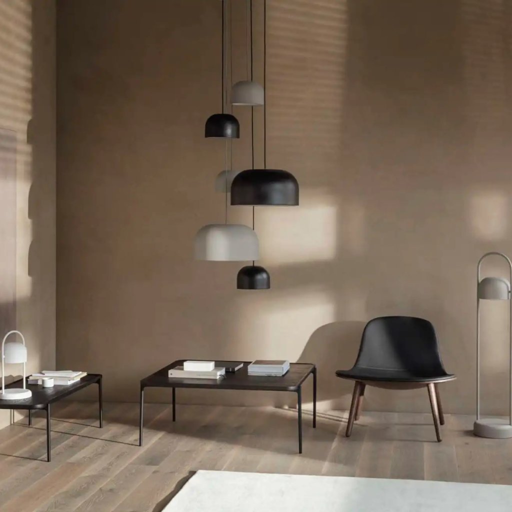 Eva Solo Hängande lampa KAJ 22 cm, grå, stål