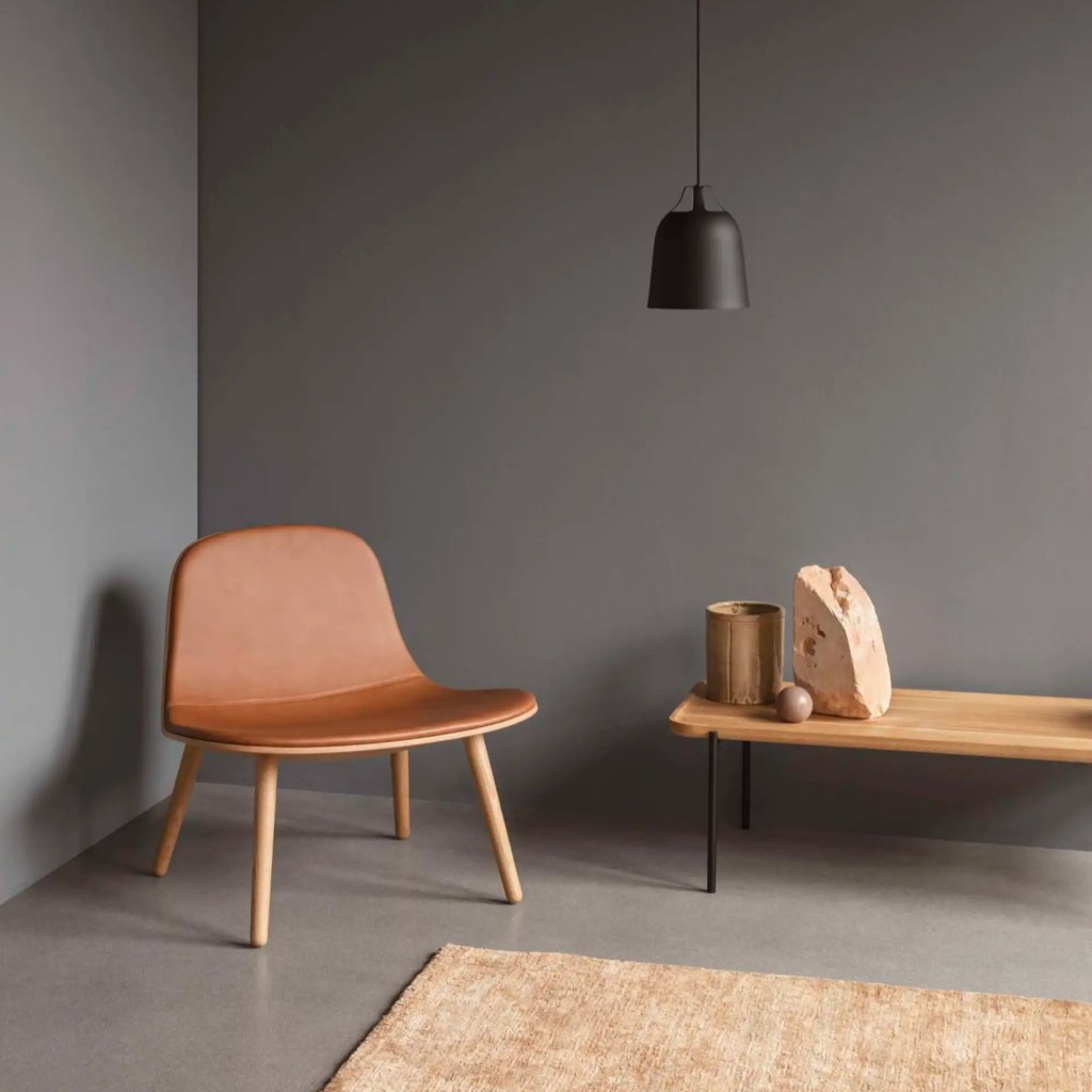 Eva Solo Hängande lampa KLÖVER 35 cm, vinröd, aluminum